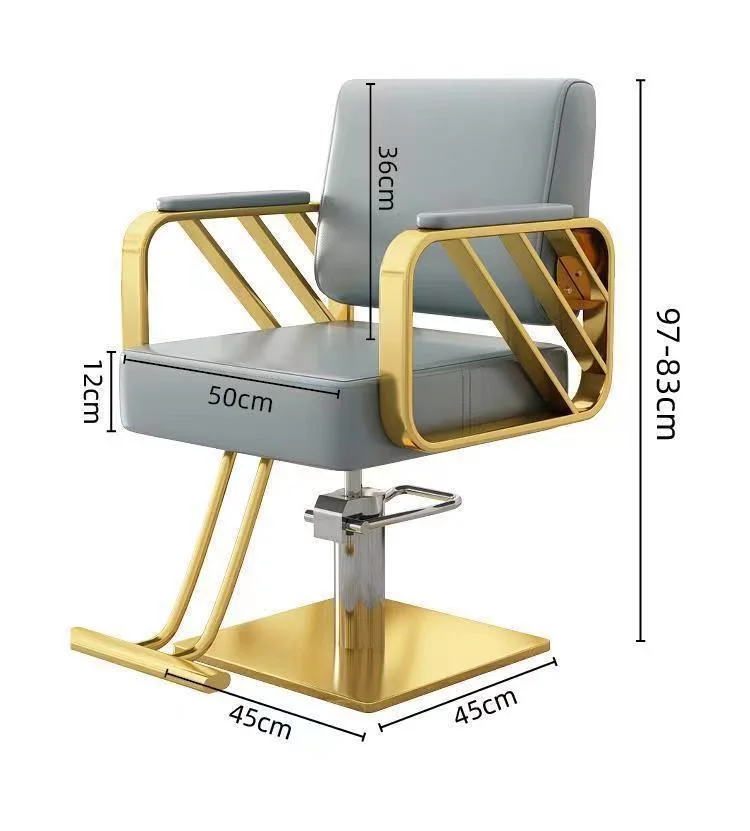 مقاعد الحلاق بالجملة كراسي تصفيف الشعر صالون الشعر مقص الشعر رفع المقاعد قابلة للدوران