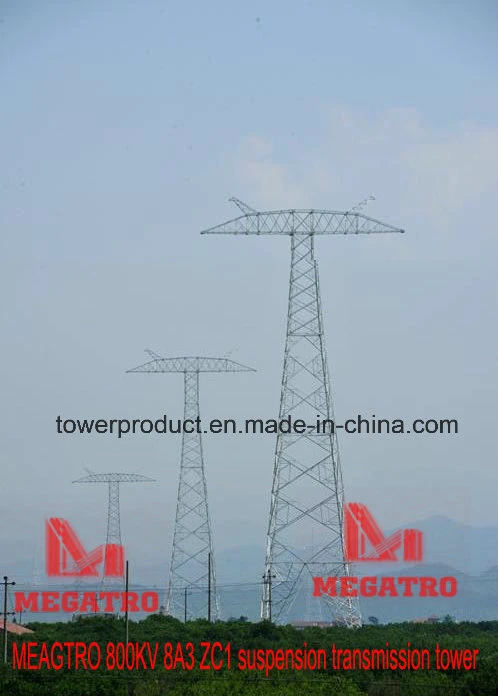 Meagtro 800kv 8A3 Zc1 Suspension Transmission Tower