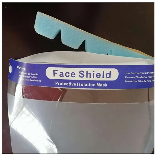 Tira de esponja de poliuretano espuma para el protector facial