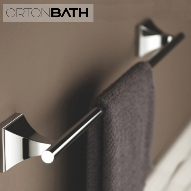 Ortonbath 8 Pieces Brass 304 Stainless Easy to Install Towel Rack Set Include Towel Bar, Toilet Paper Holder, Towel Ring and 5 Robe Hooks, Bathroom Accessory