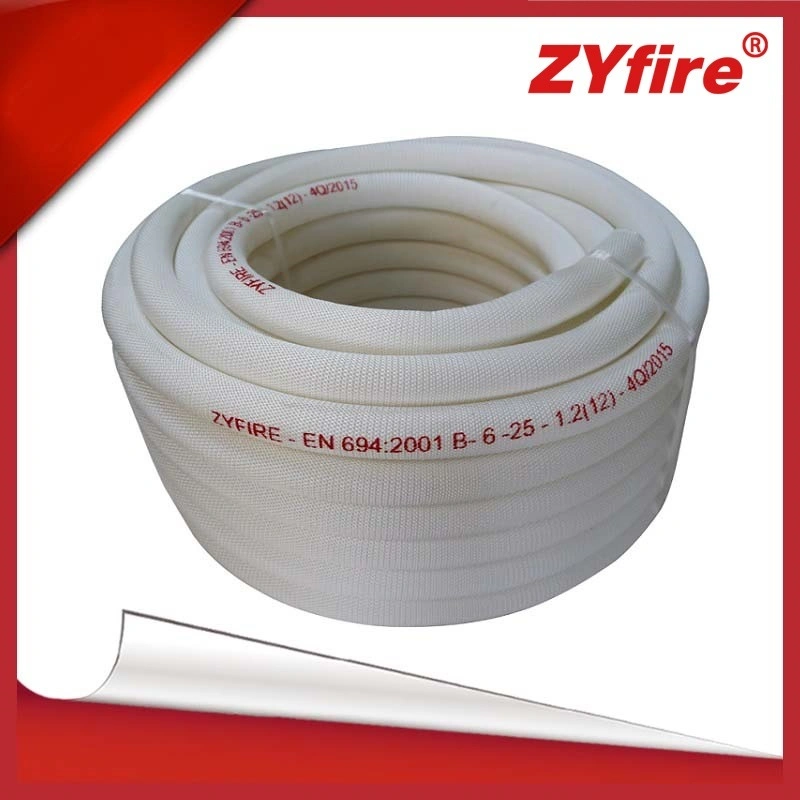 Fighting Equipment TPU Lining Reel Semi-Rigid Fire Hose with Nylon Helical Interior Reinforcement