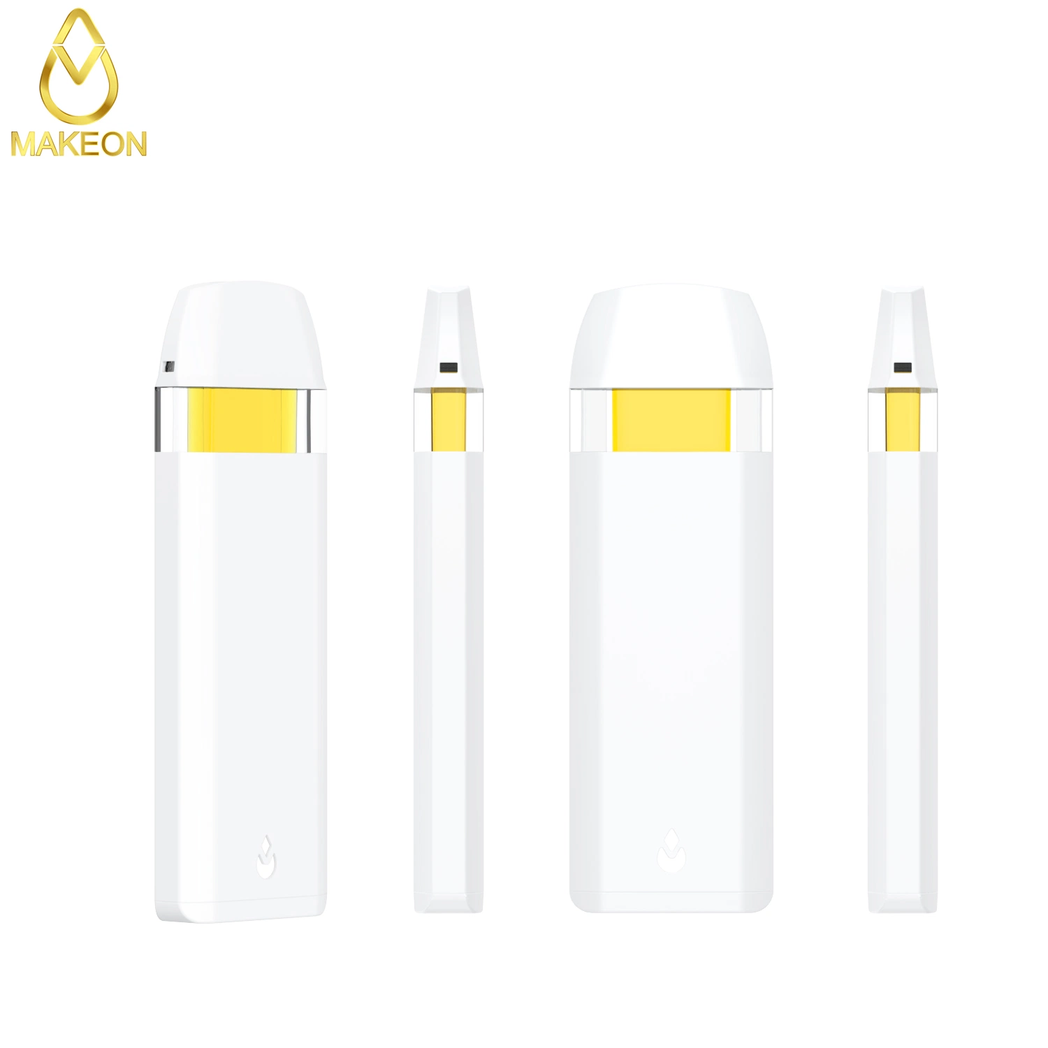 Makeon DC 1ml 2ml Bucket Ceramic Disposable/Chargeable Vape Pen Wickless and Cottonless Mini-vape OEM Brand and Package