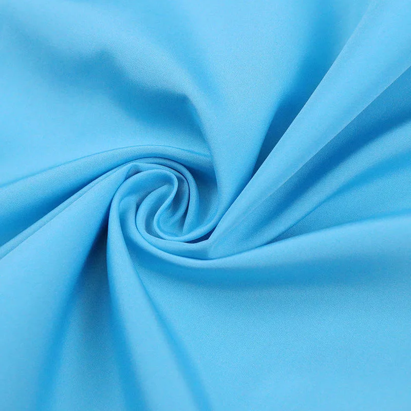 Imperméable et douce 100% polyester 210t pongés Tissu enduit de haute densité haute plaine de tissu élastique Pour imprimer