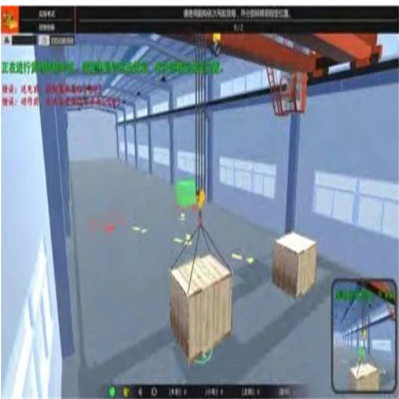 Puente grúa y Gantry Crane Combination Simulator/2 en 1 Entrenamiento Simuladores