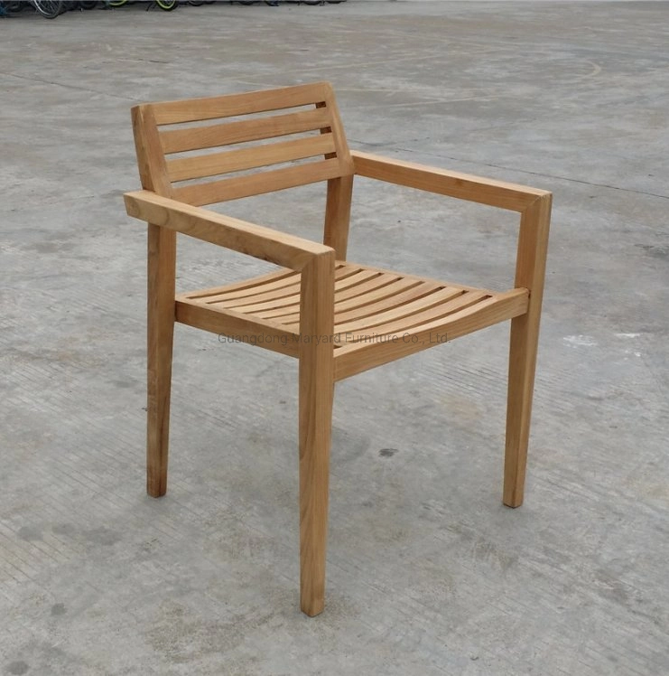 Meuble de jardin en teck birman Chaise en bois d'extérieur