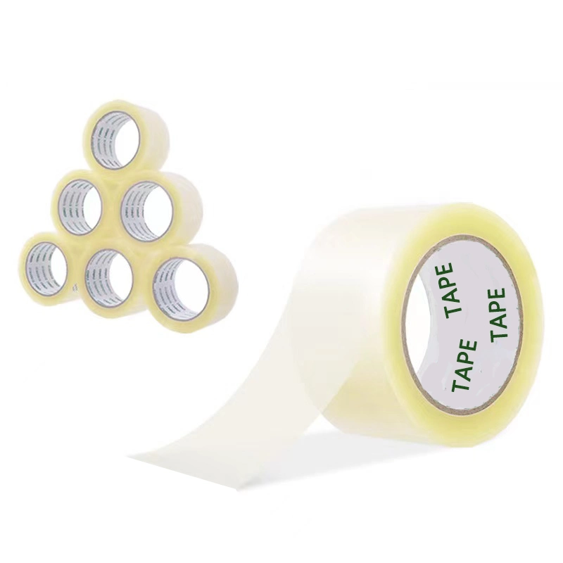 BOPP Acrylic Self Adhesive Super Clear Packaging Carton Sealing Tape Roll Printed OPP Tape