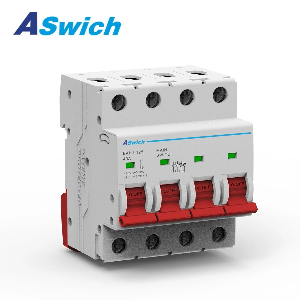 AC 2p/3p/4p 100A 125A 500V Isolator Isolating Switch Electric Low Voltage 100 AMP AC Isolation 3 Phase Switch