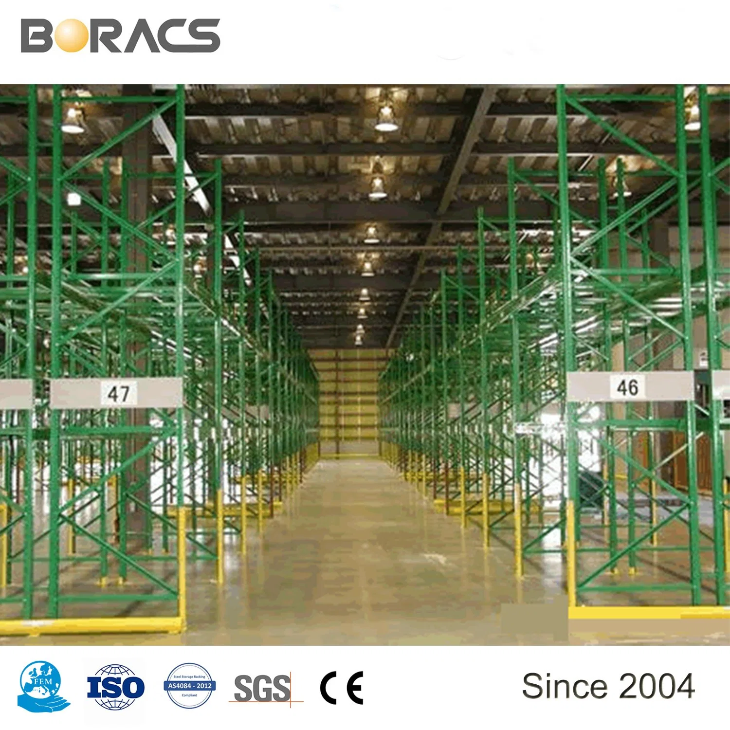 Heavy Duty Pallet Warehouse Racking Storage Certificated Storage Rack with Competitive Price From Direct Factory