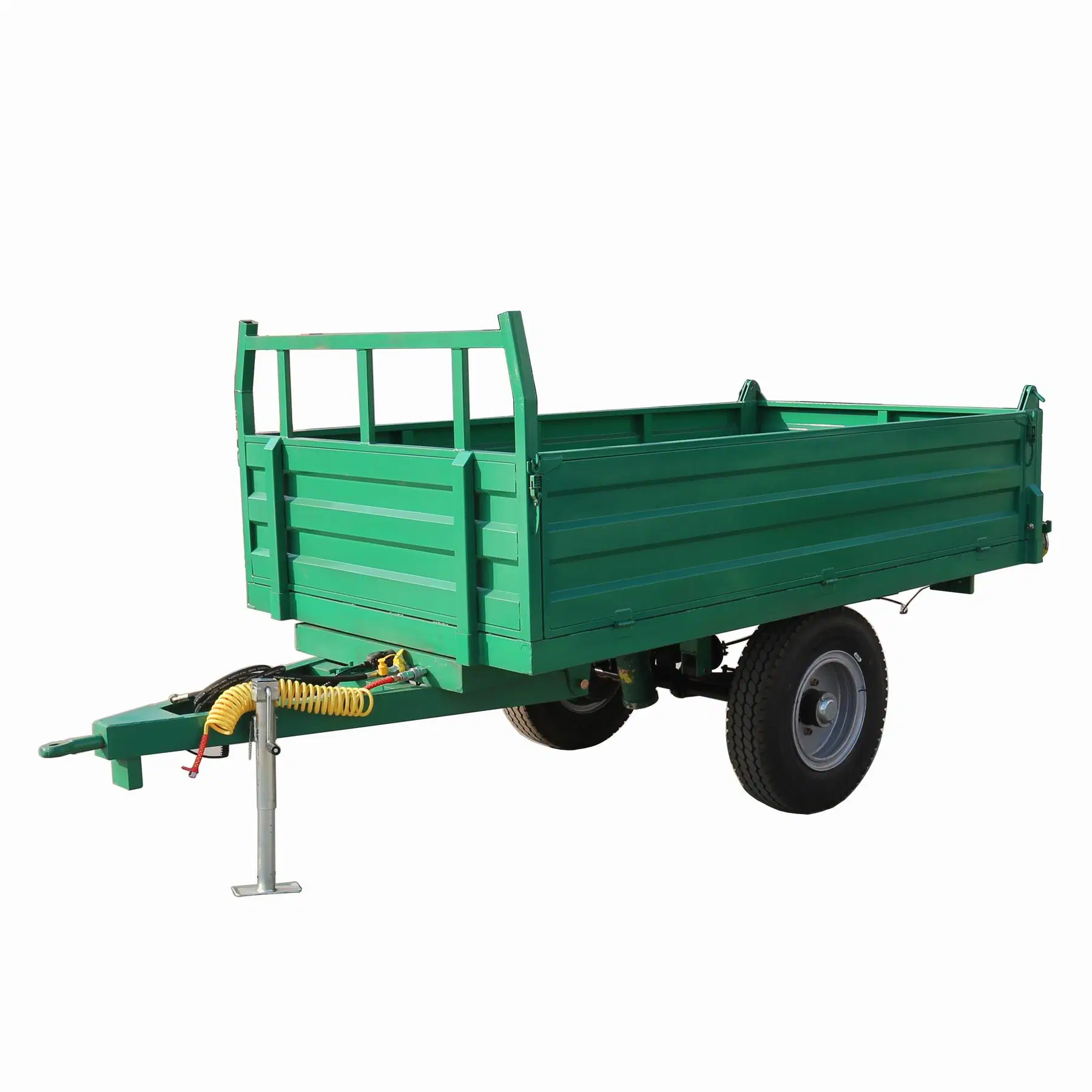 CPM Fabricant de camion de voyage châssis cargo autre bateau en aluminium 2 Prix des remorques de tracteur à benne basculante hydraulique pour jardin de grains par essieu