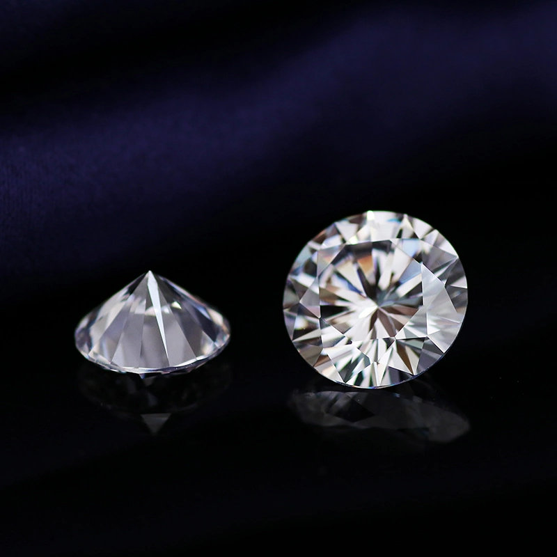 Provence Gems 0.8mm-2.9mm Round Moissanite White Ef Color Cheapest Wholesale/Supplier Price Per Carat