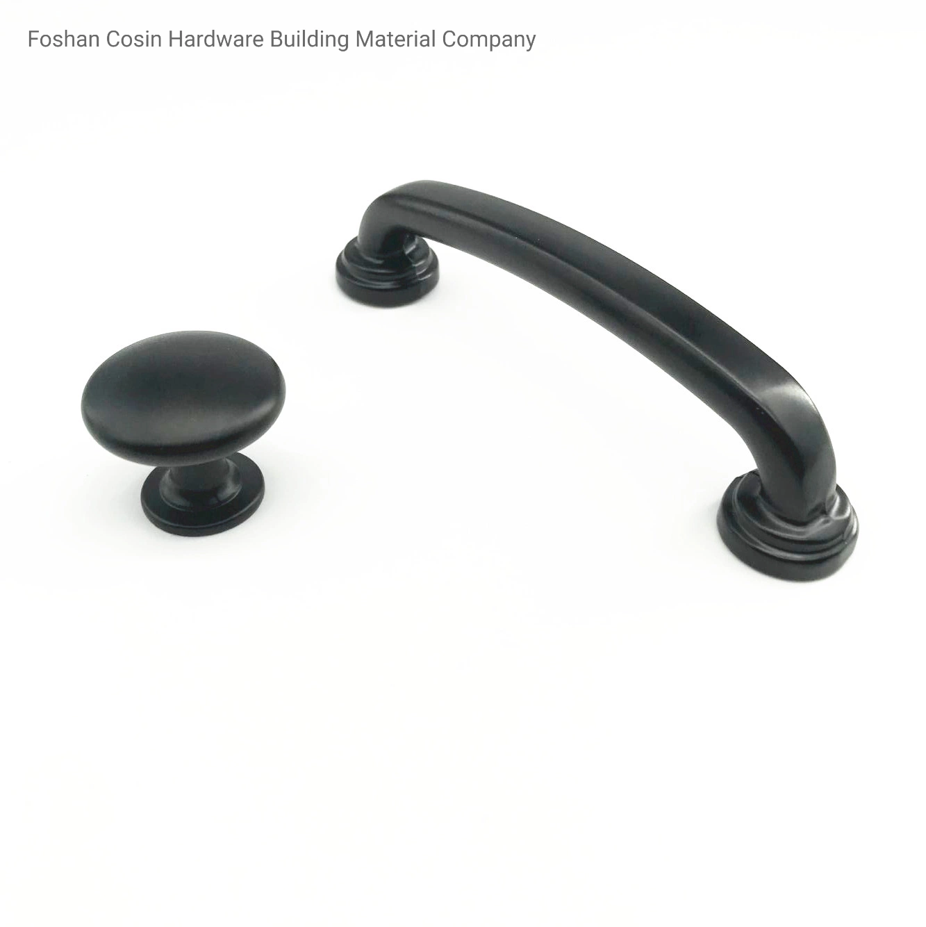 Black Series 1 Solid Zinc Black Matt Kitchen Cabinet Zinc Classical Handle