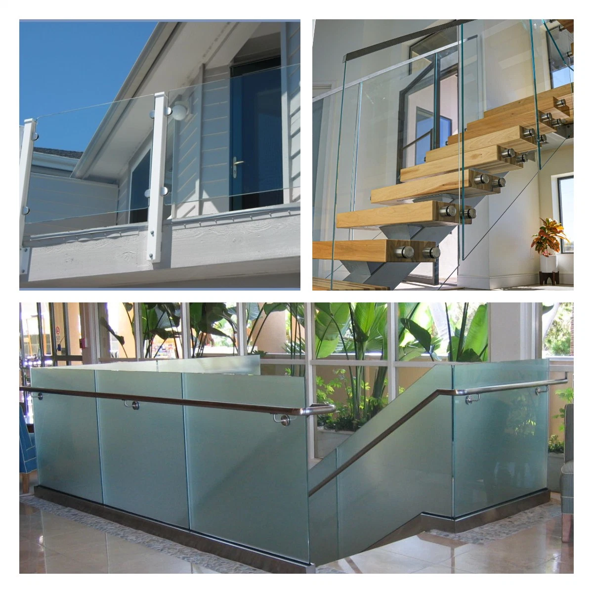 Made in China High Quality Fence Railing Balustrade Glass Tempered Laminated Safety Building Glass