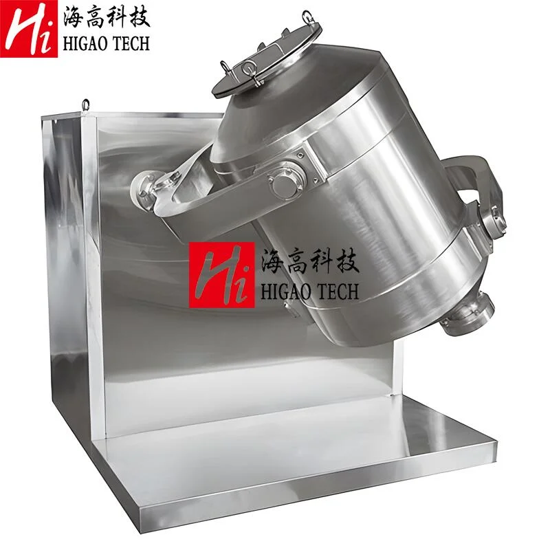 2-2000L Germfree 3D Three Dimensional Swing Movement Pellet Blending Mixer Equipment