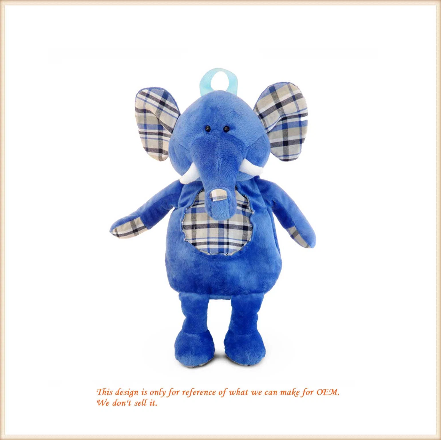 Children Toys/ Soft Elephant Backpack/ Plush Animal School Bag Wholesale/Supplier Toys