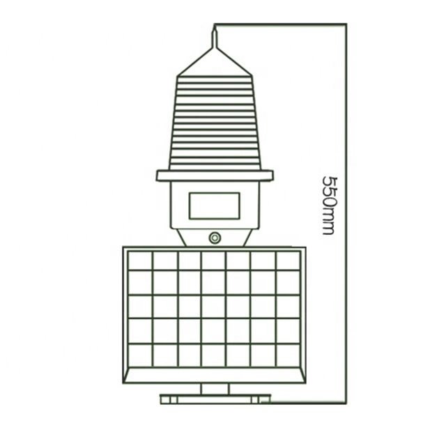 Color Customizable 50Hz Aviation Obstruction Lights for Airport