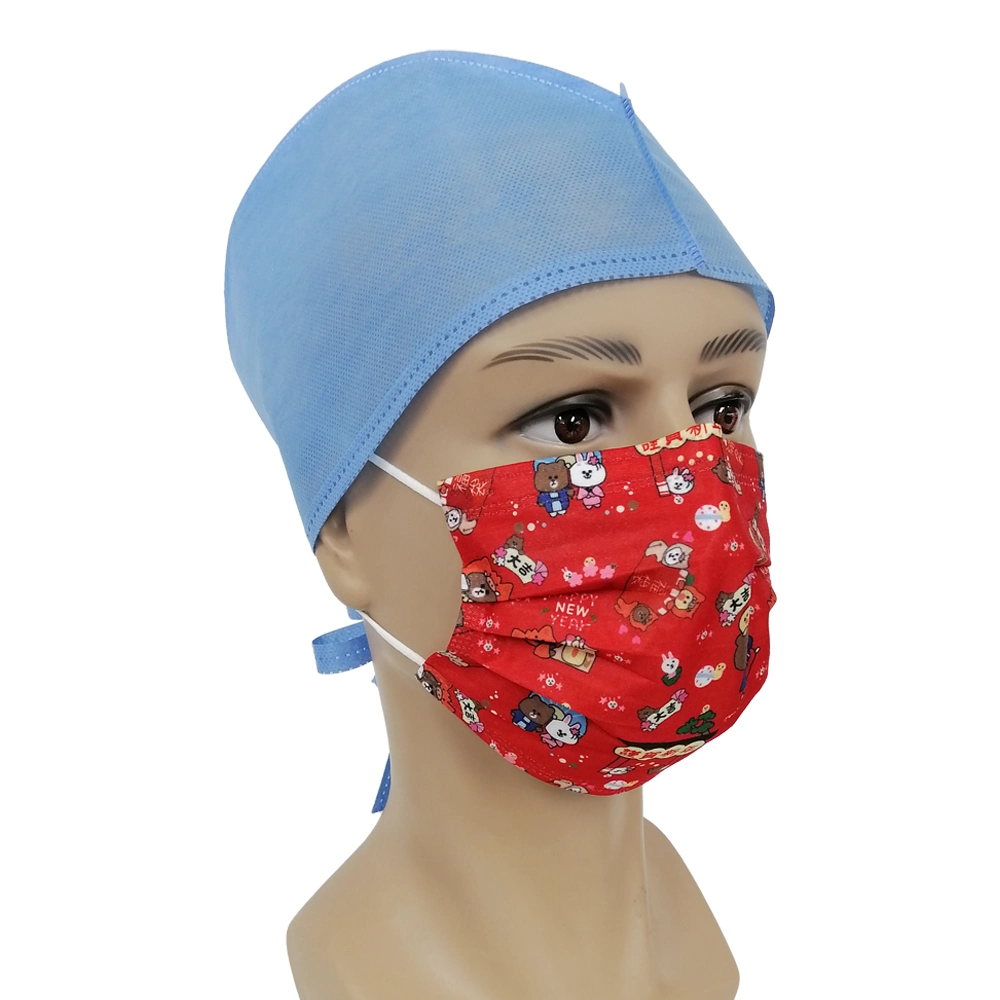 Non Woven 3 Layer Disposable Laboratory Face Mask with CE