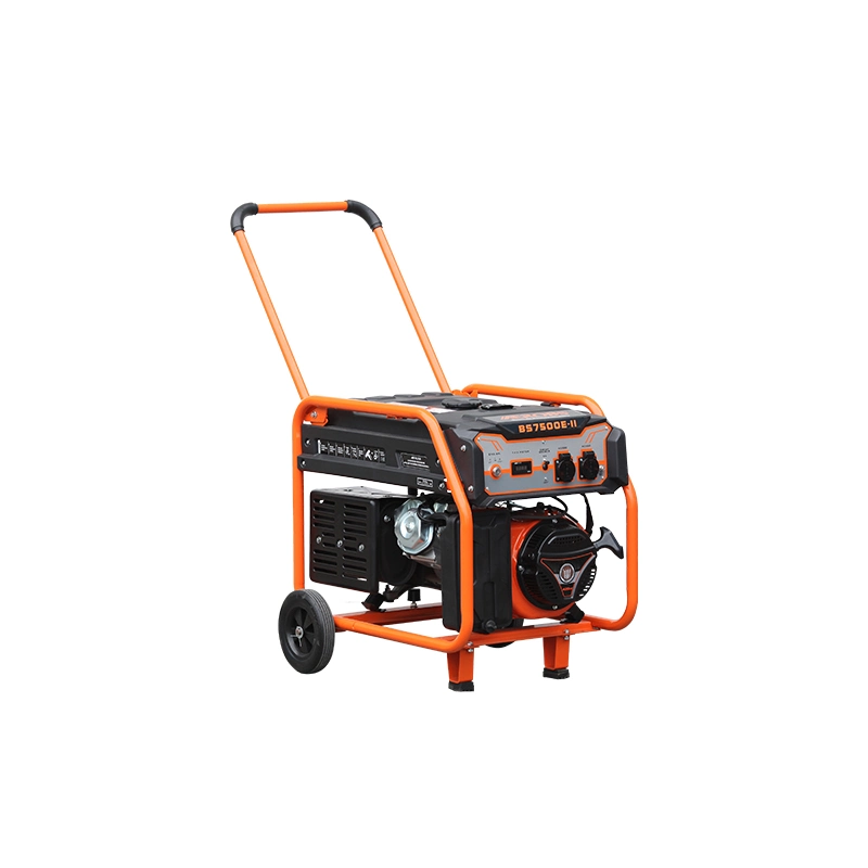 Camping Gas Electric Portable Generators Power Petrol 6.5kw 6kw Gasoline Generator BS7500-II