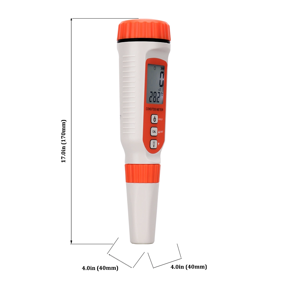 Medidor digital de qualidade da água analisador de condutividade temperatura sólida total dissolvida Dispositivo de teste de temperatura