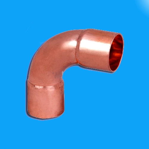 90 Degree Solder Copper Tube Pipe Fitting Equal Elbow with Long Radius