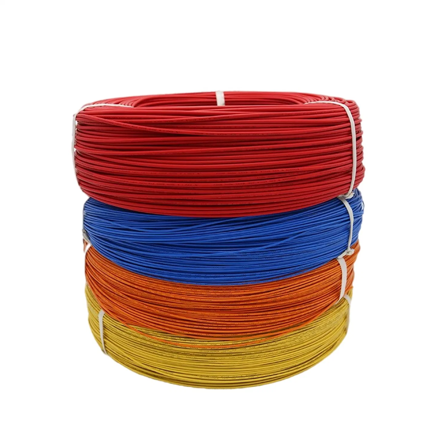 Fio isolado de cobre trançado de núcleo único PVC 24AWG 30V UL1571