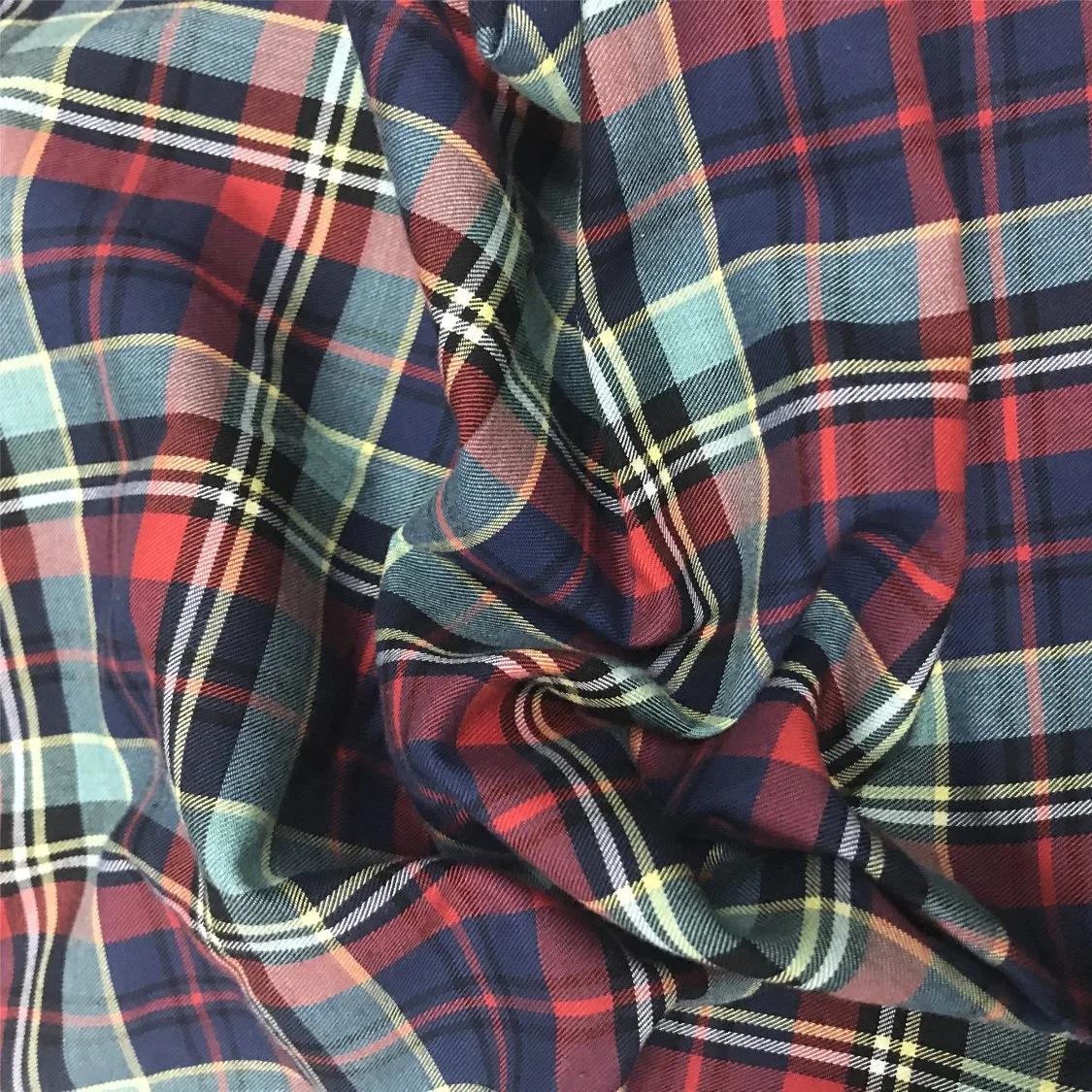 Brusehd Cotton Wool Yarn Dyed Check Fabric