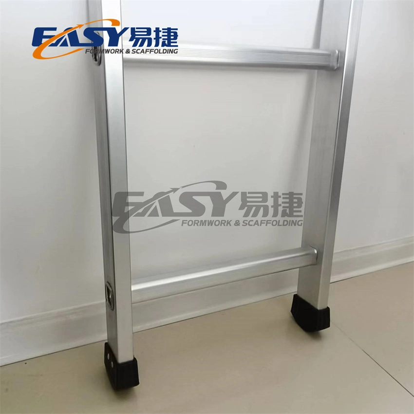 Scaffolding Buiding Light Weight Industrial Construction 3 4 5m Single Step Aluminum Ladder