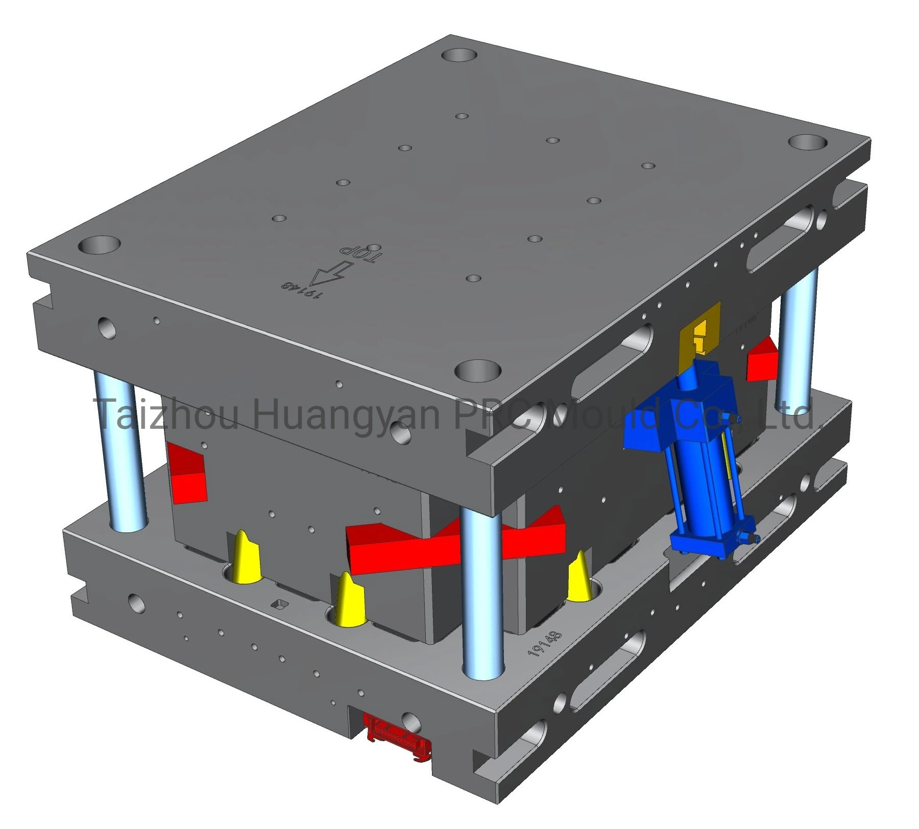 Coffee Outdoor Plastic Injection Table Mold P20