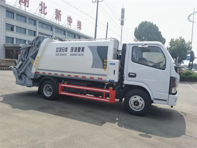 Efficient Waste Management Solution: 5-8 Cubic Meter Compressed Garbage Truck