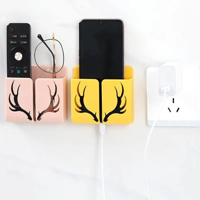 Home Antler TV Mobile Phone Racks Remote Control Storage Box Bedroom