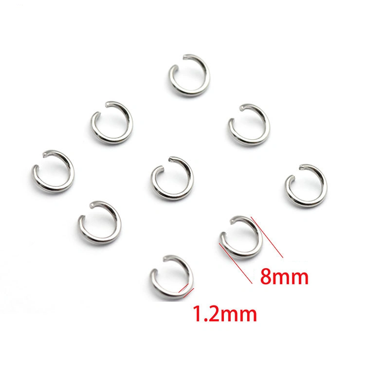 Factory Prices High quality/High cost performance  Bulk Wholesale/Supplier Different Size and Colors Stainless Steel Open Jump Rings