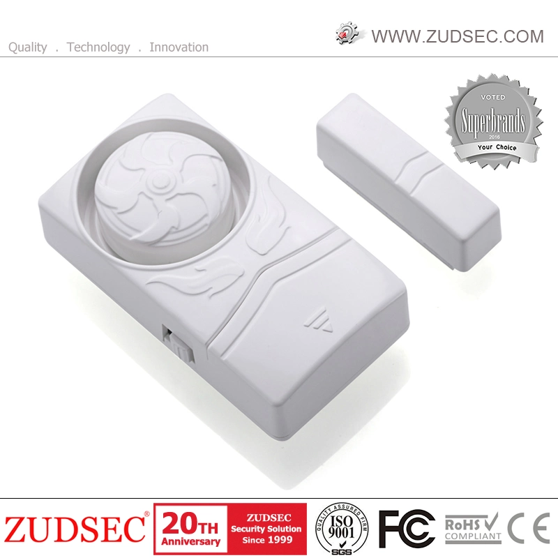 Super Mini Simple Operation Size Refrigerator Door Alarm 110dB Super Loud ABS Plastic Magnetic Sensor for Window Door