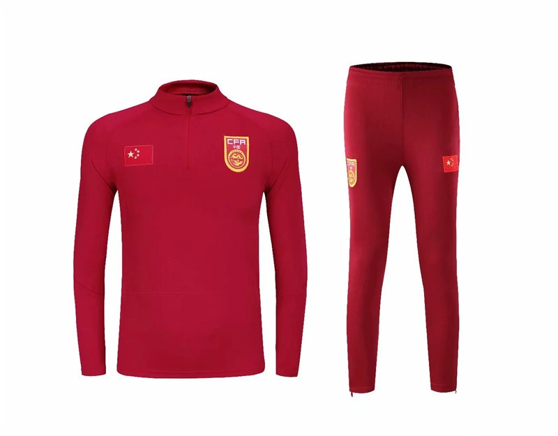 Autumn Long Sleeve Soccer Training Shirt China National Team