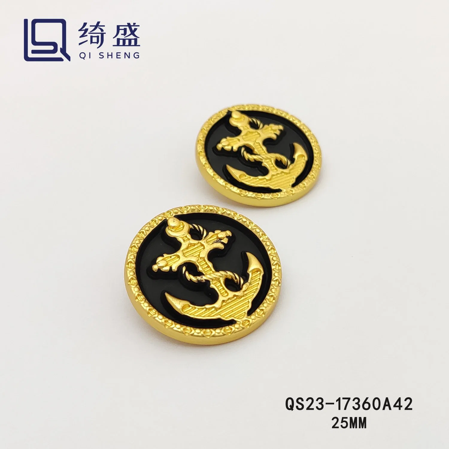 Wholesale/Suppliers Boat Anchor Round Design Alloy/Fancy/Metal/Shank Button