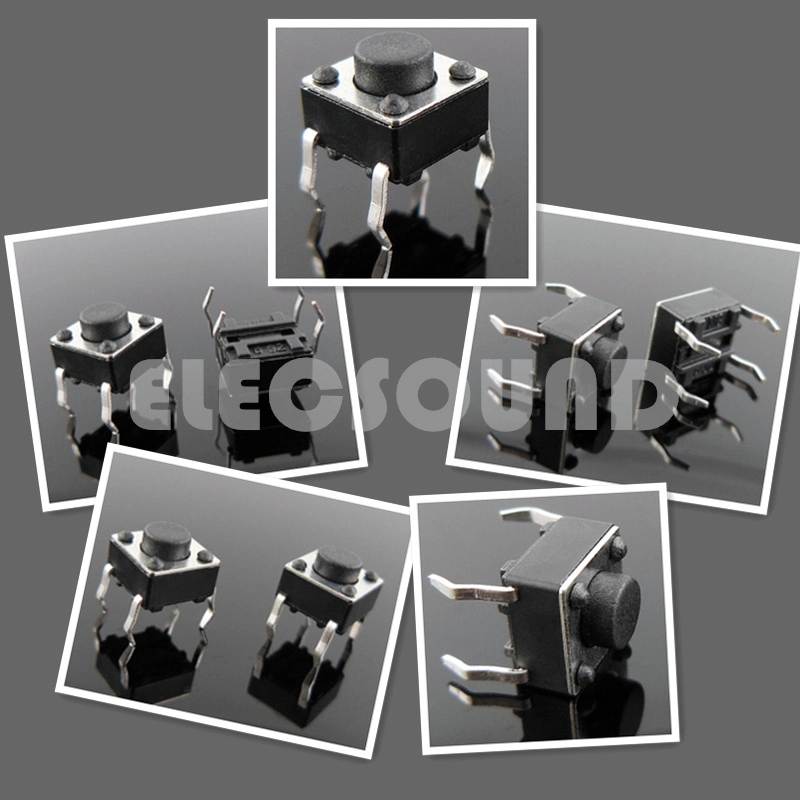 6mm Square DIP Tact Switch Lead Free