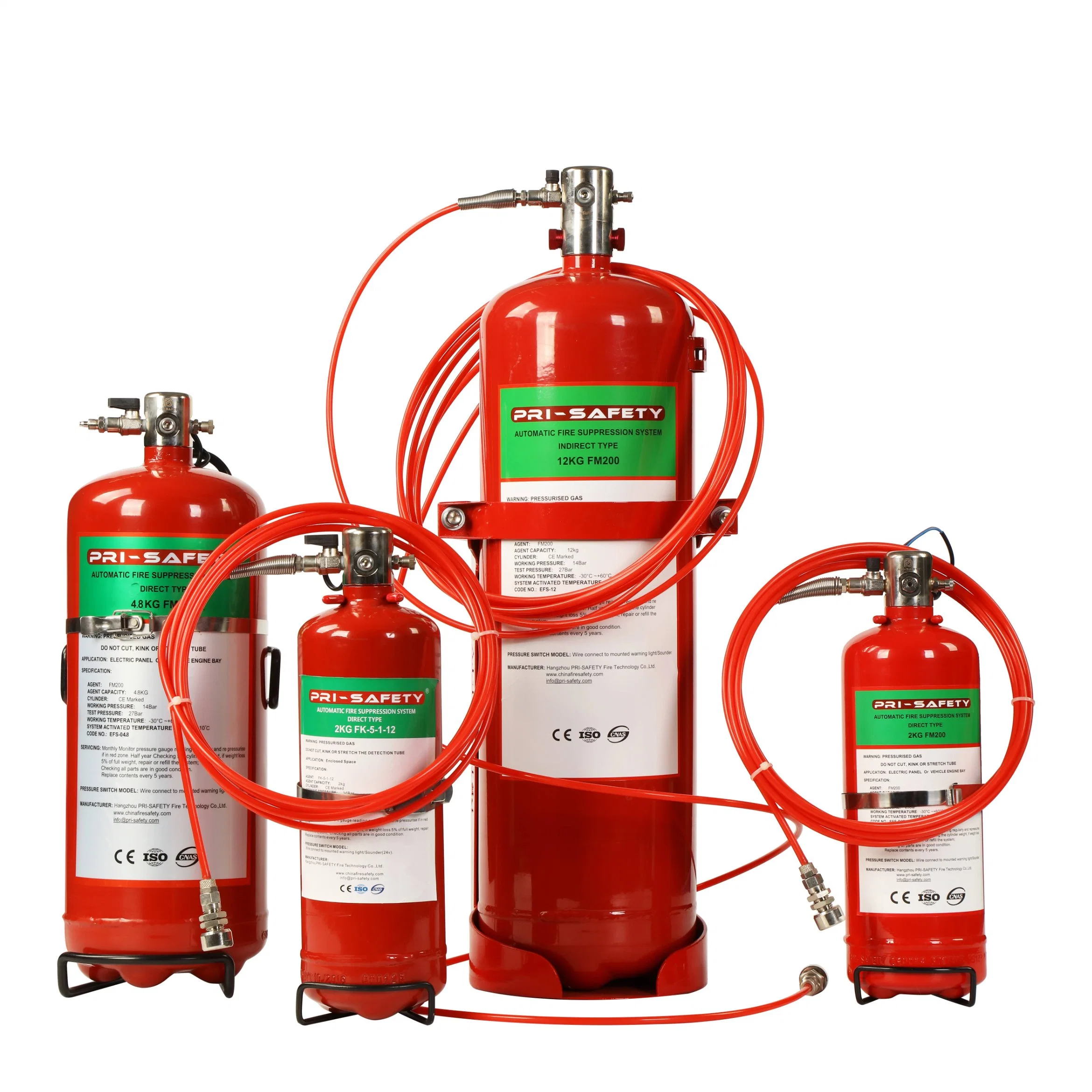 FM200 Novec1230 Automatic Fire Suppression Systems for Electrical Cabinet, Board