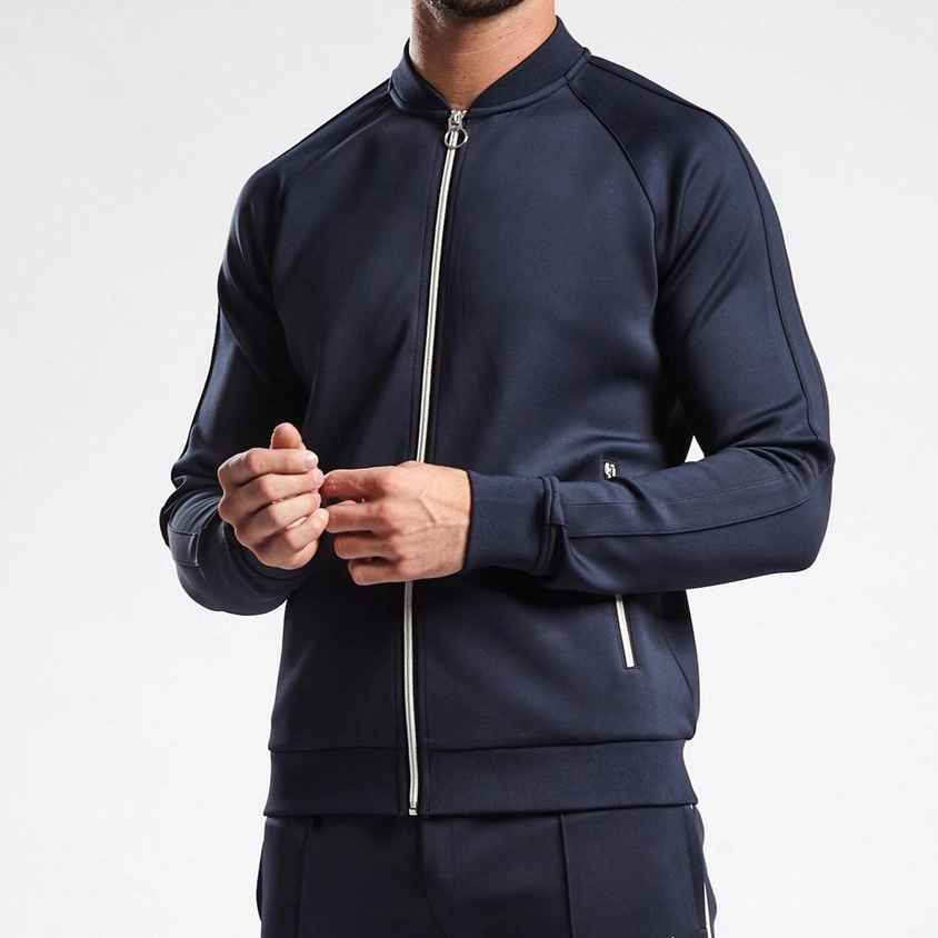 Los hombres de moda Mayorista/Proveedor de ropa deportiva personalizada Slim poliéster equipado con chándal