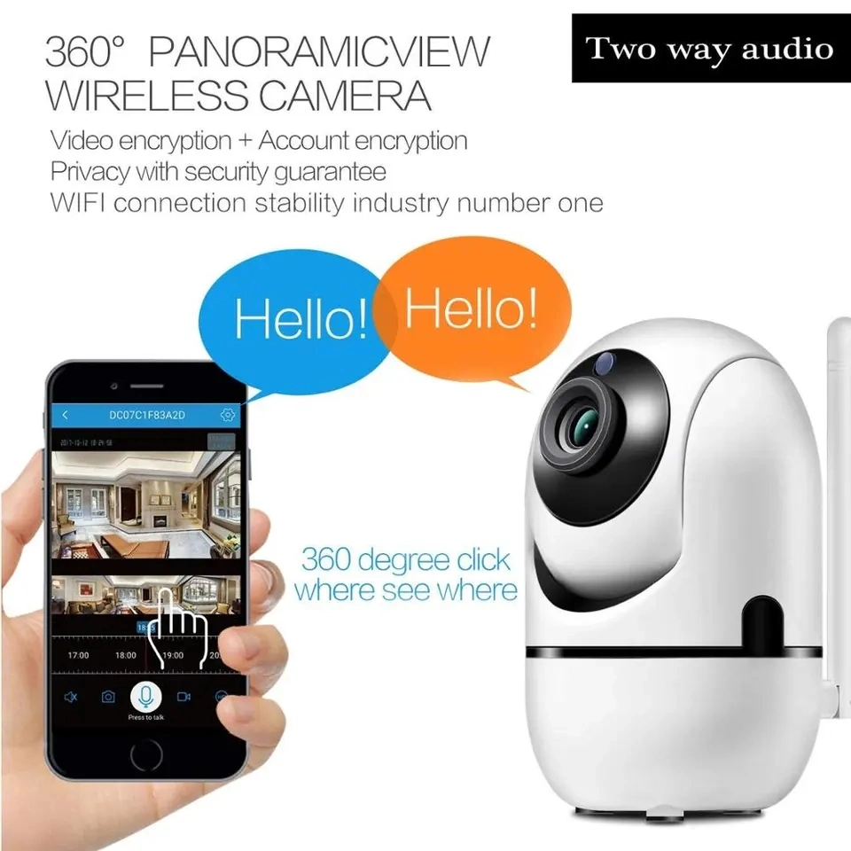 The New Listing Wireless PTZ CCTV Mini Care Cam Security WiFi Camera Tracking