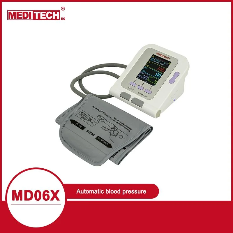 2.8 Inch Home Electroic Digital Blood Pressure Monitor Sphygmomanometer Blood Testing Equipment Ready Stock