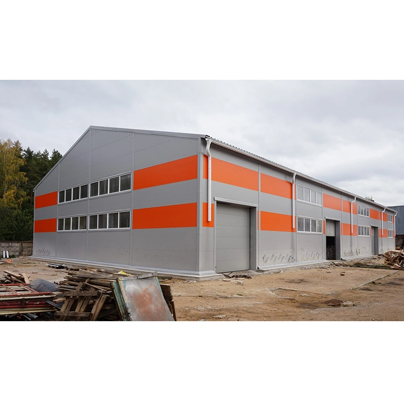 Hot-Rolled Steel Bolt Connection Ridge Agricultural Commercial Industrial Workshop Building Truss Frame