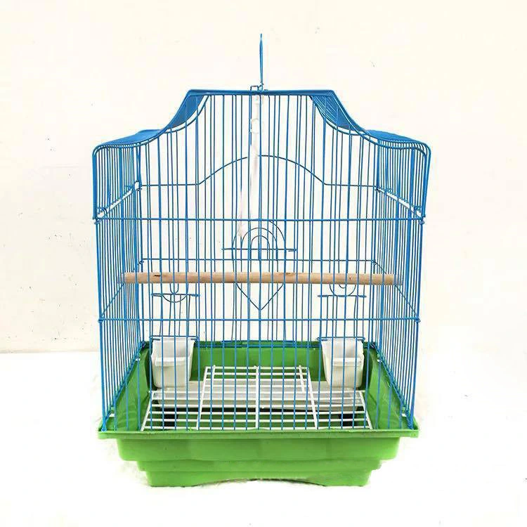 Tc4303-a Wholesale/Supplier Easy Detachable Non-Toxic Hanging Double Feeder Metal Bird Cage