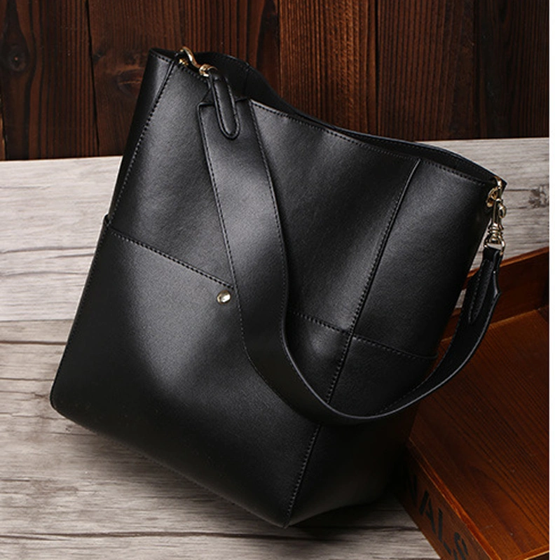 Lady Handbag Leather New Fashion Bag Lady Bagpu Leather Shoulder Bag Women Crossbody Bags