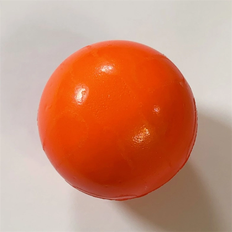 Manufacturer 5cm Orange Color PU Sponge Rubber Ball Soft Ball, PU Ball Stress Ball, Stock 50mm Orange Color Soft PU Foam Ball