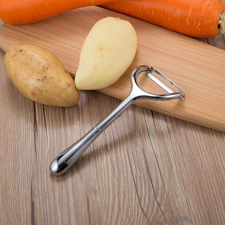 Mieux vendre Cuisine économe Premium y forme en acier inoxydable Outil de coupe de fruits de carotte Peeler Couteau de pommes de terre