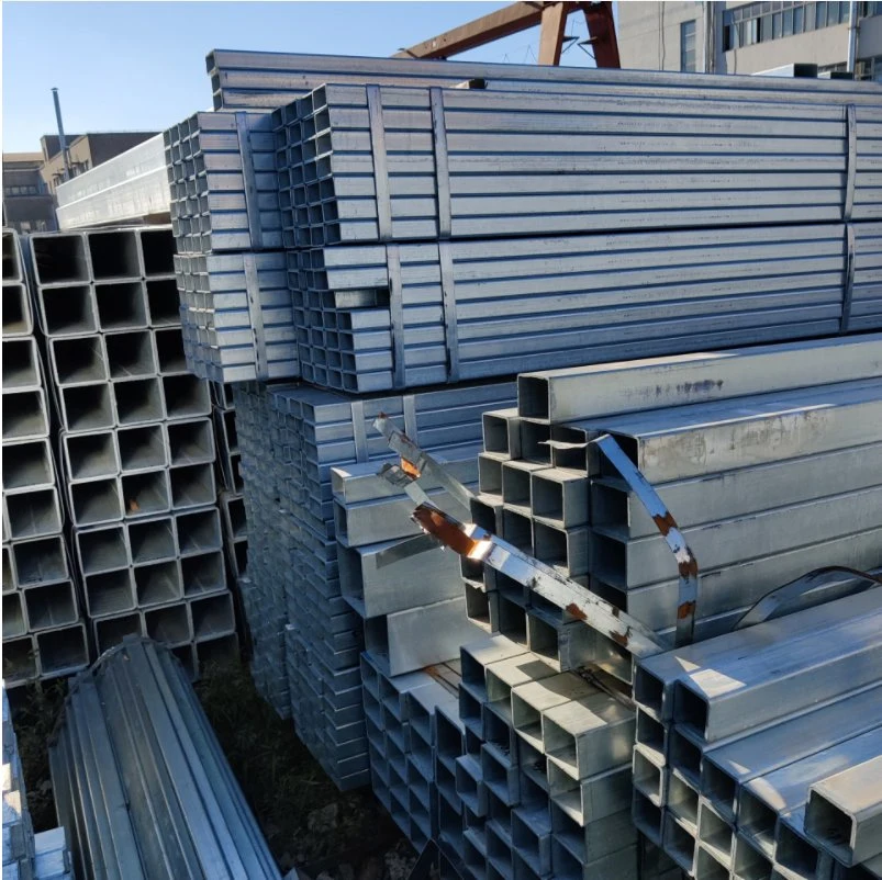 Factory Price Construction Structure Materials Shs Rhs Black Iron Tube Square and Rectangular Hollow Section Steel Pipe Profile