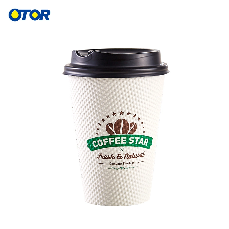 Otor 8oz Disposable Hot Drinking Paper Cups