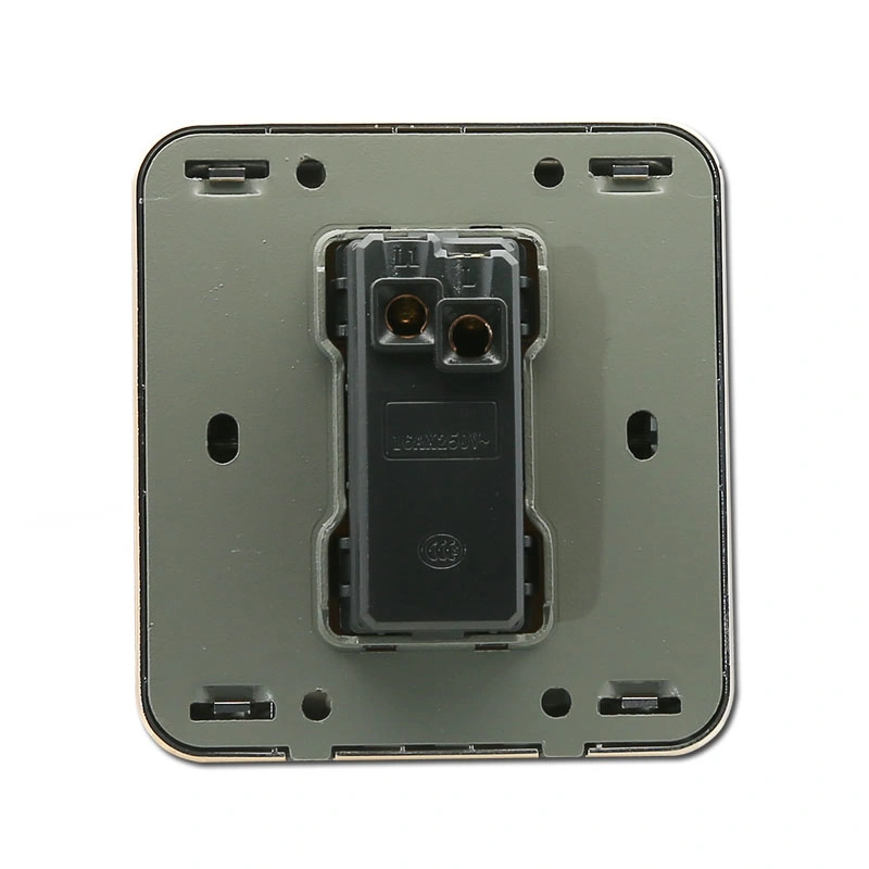 Interruptor de um grupo, face branca, placa PC, Golden Frame, elétrico Interruptor (J1-01)