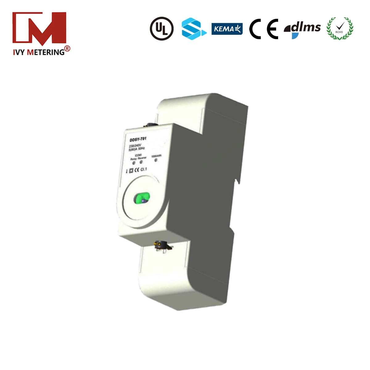 AC Current Class 1 Wiring PLC Watt-Hour Meter with Ciu Ihd