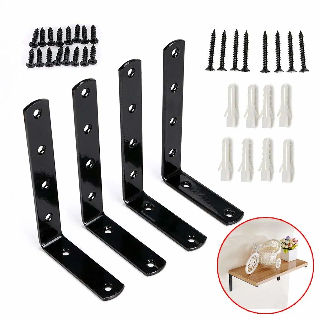 Custom Heavy Duty Steel L Shaped Metal Brackets