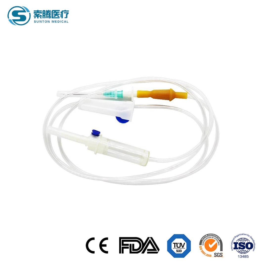 Sunton Burette IV China Filter Infusion Set Manufacturers Sterile Disposable Infusion Set/Macro Infusion Set/Syringe Pump Infusion Set/Scalp Vein Infusion