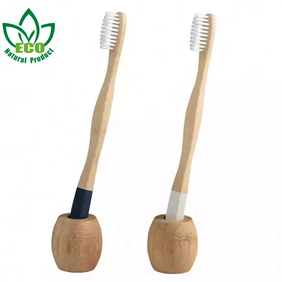Nuevo estilo ecológico 100% de bambú natural Cepillo de Dientes Soporte Soporte